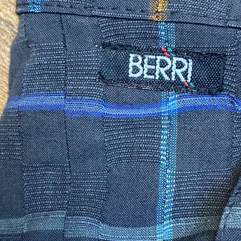 Vintage Hose mit Bundfalten Gr.50 Herren Kariert, ungetragen