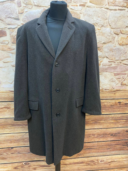 Herrenmantel Größe 50, Wolle-Kaschmir-Mix