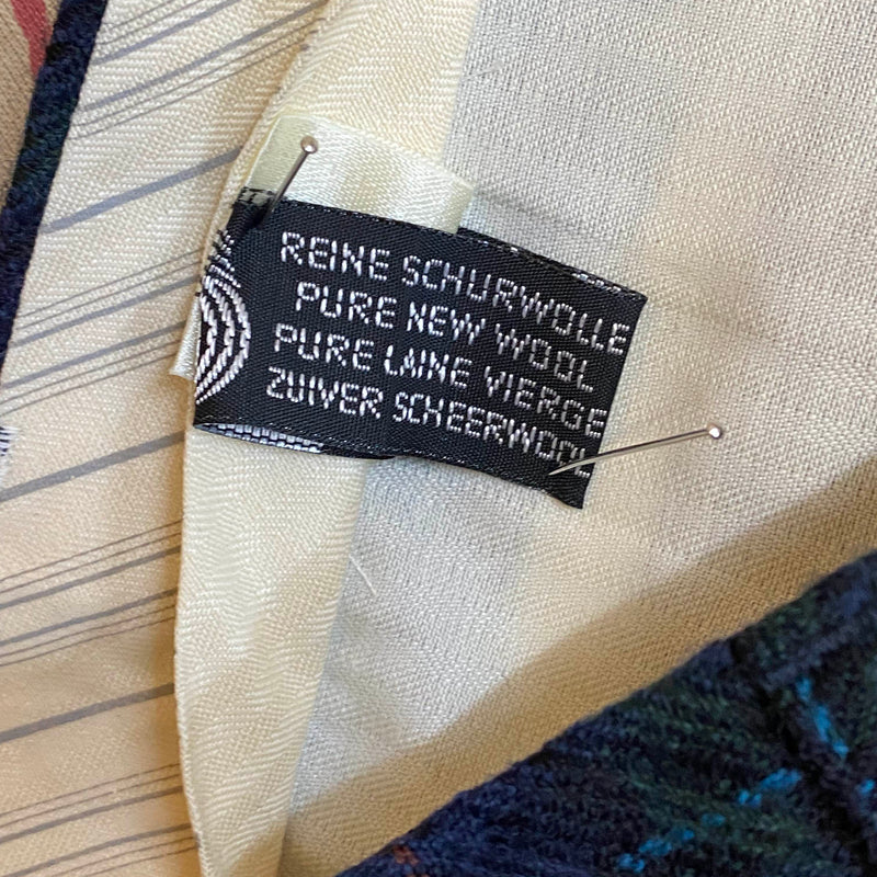Vintage Herren-Hose Gr.46, mit Karomuster – Reine Schurwolle – ca. 1980er Jahre