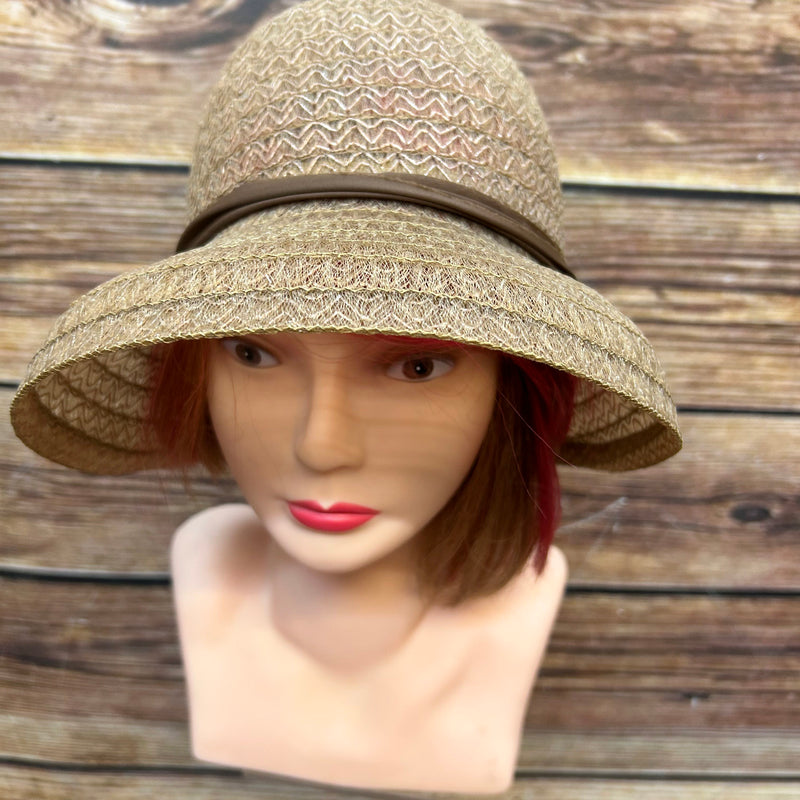 Vintage Damenhut mit Schleife – Gr. 55 – Ein Hauch von Eleganz