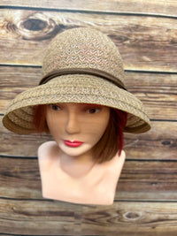 Vintage Damenhut mit Schleife – Gr. 55 – Ein Hauch von Eleganz
