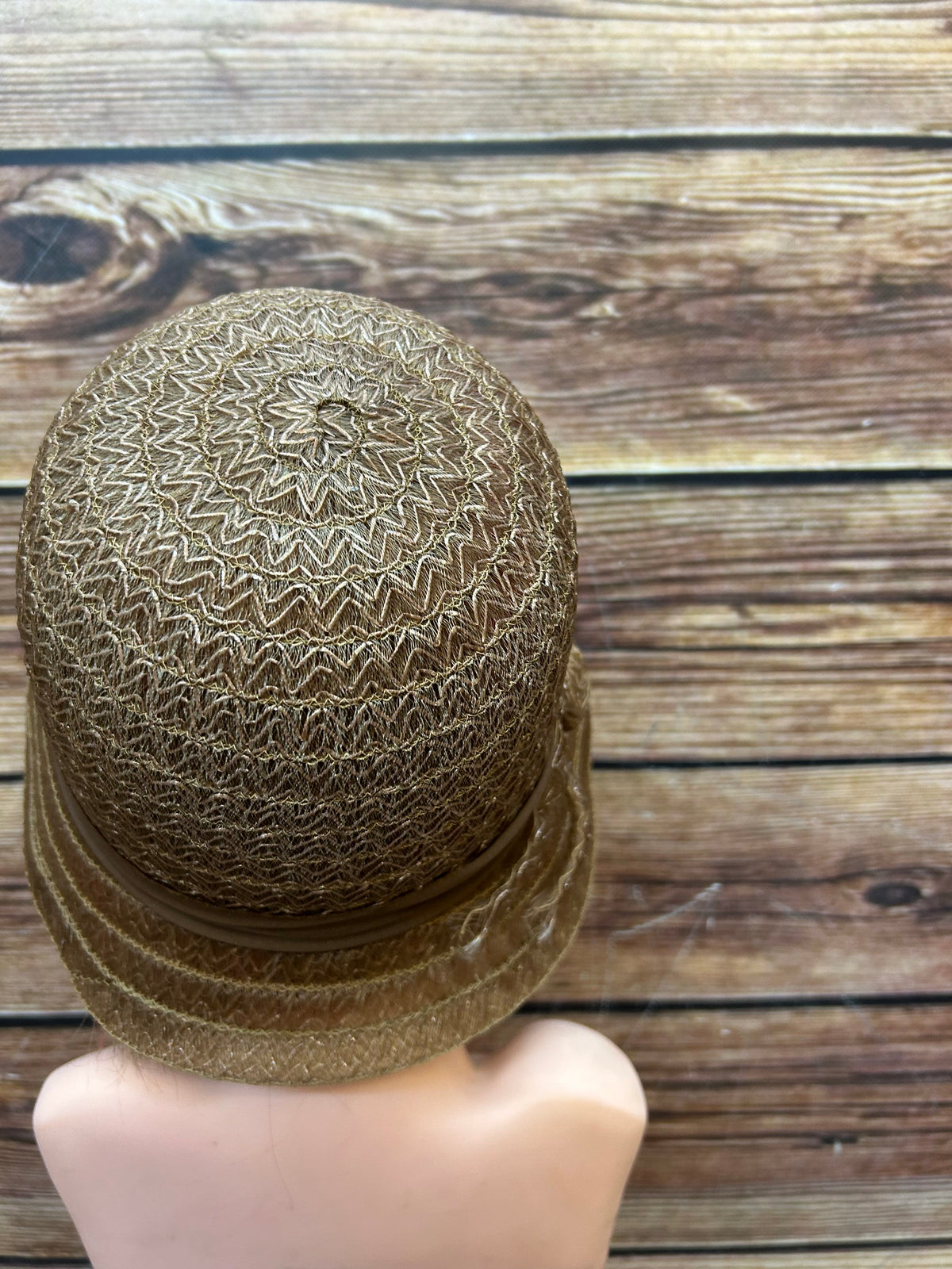 Vintage Damenhut mit Schleife – Gr. 55 – Ein Hauch von Eleganz