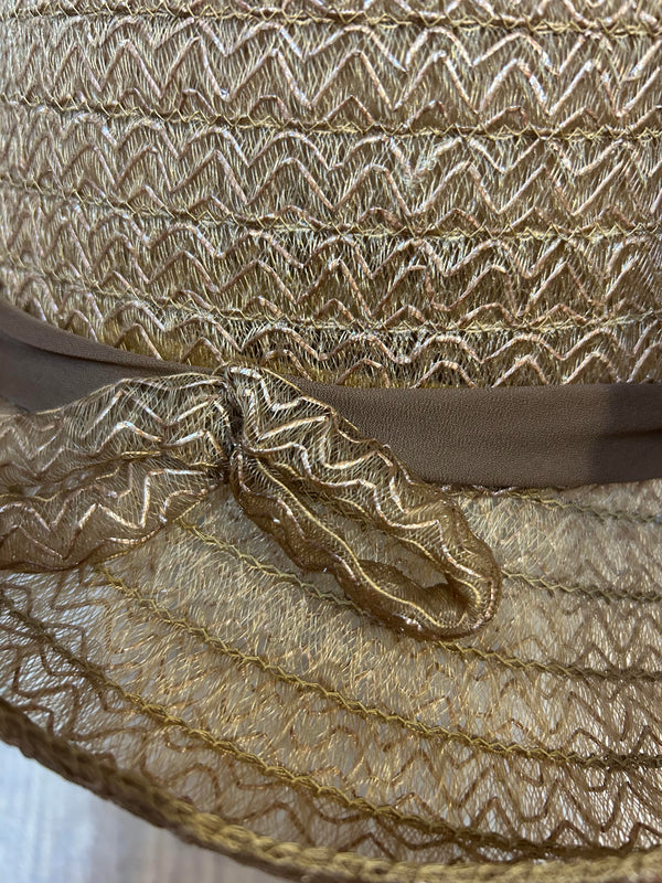 Vintage Damenhut mit Schleife – Gr. 55 – Ein Hauch von Eleganz