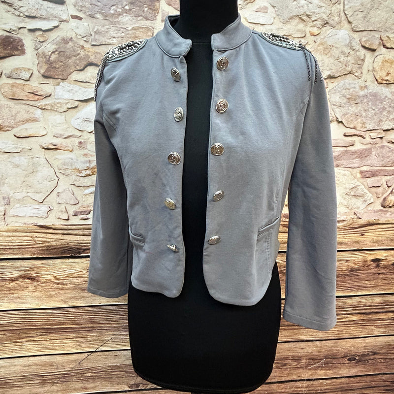Vintage-Jacke in Militärstil, Größe 36