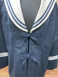 Veste look marin bleu marine blanc VINTAGE taille 44