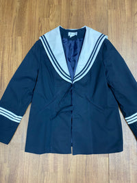 Veste look marin bleu marine blanc VINTAGE taille 44