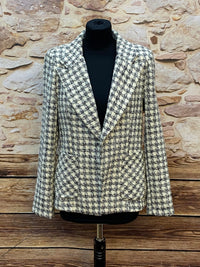 La Croisette Tweed-Jacke, Made in Italy Gr.M