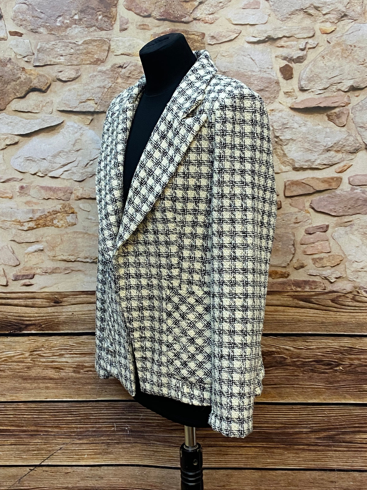 La Croisette Tweed-Jacke, Made in Italy Gr.M