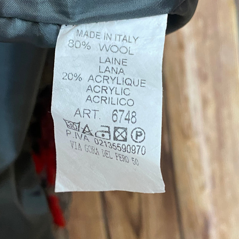Manteau à capuche vintage manteau en laine femme taille 42 