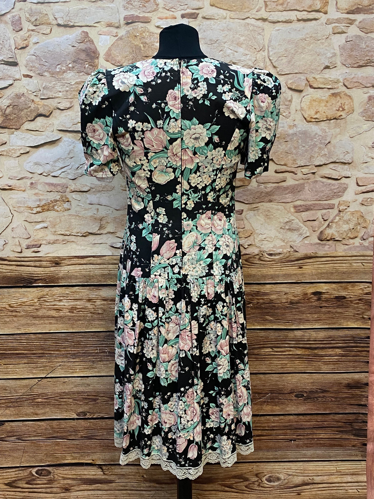 Robe vintage coton fleuri années 80/90 taille 42 