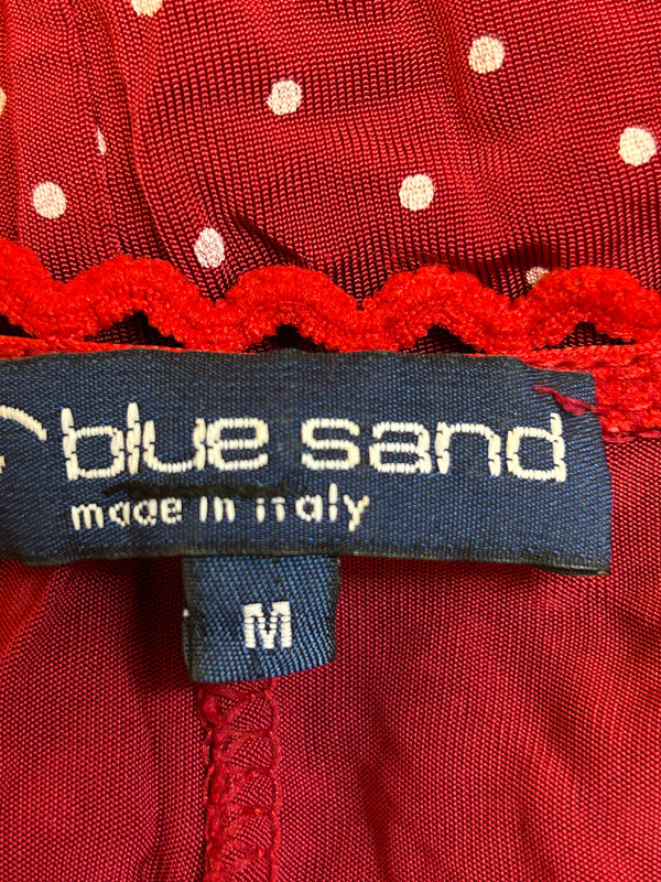 Rotes Swing-Kleid im 40/50er Jahre Stil, Gr.M