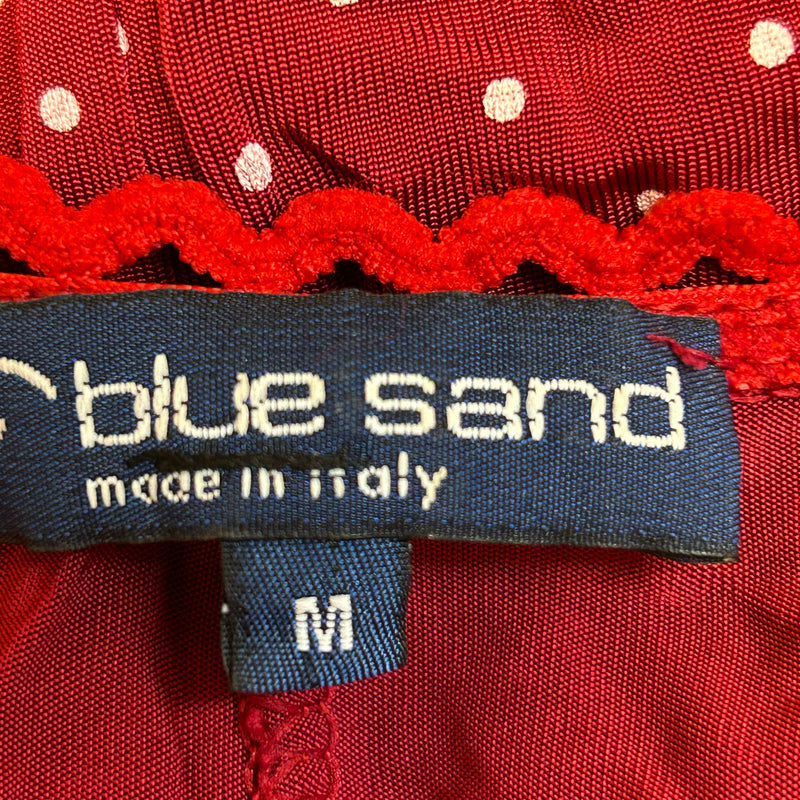 Rotes Swing-Kleid im 40/50er Jahre Stil, Gr.M