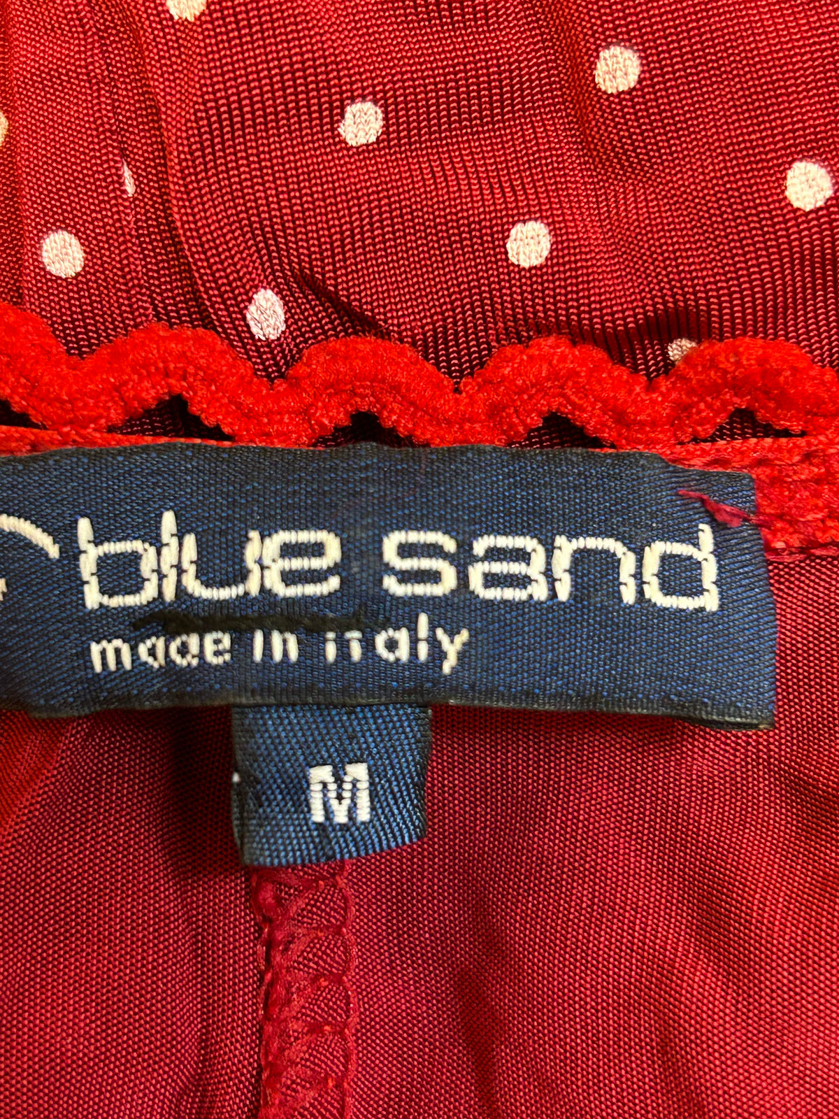 Rotes Swing-Kleid im 40/50er Jahre Stil, Gr.M