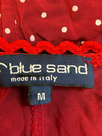 Rotes Swing-Kleid im 40/50er Jahre Stil, Gr.M