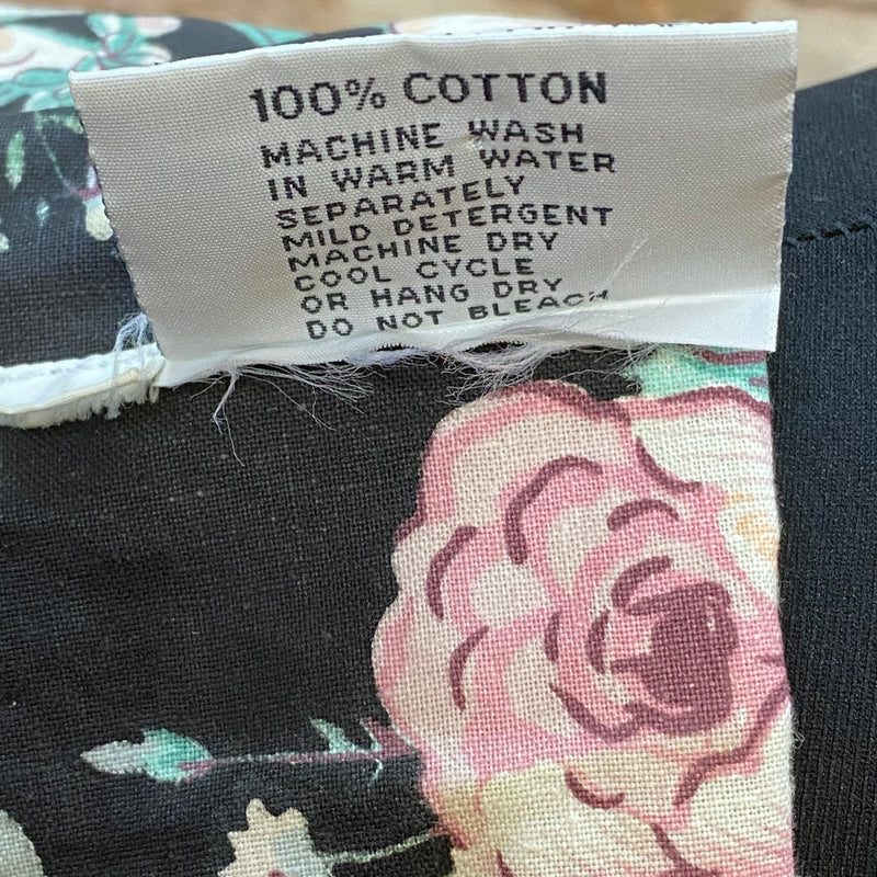 Vintage Kleid geblümt Baumwolle 80/90er Jahre gr.42