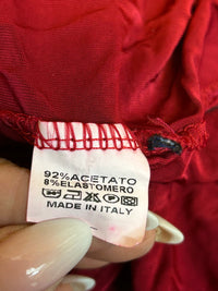 Rotes Swing-Kleid im 40/50er Jahre Stil, Gr.M