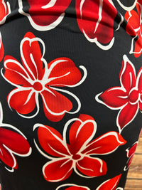 Rotes Sommerkleid im 50er Jahre Stil