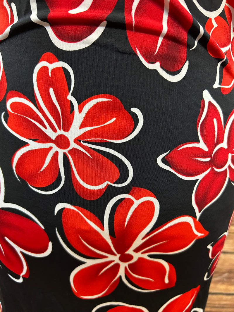 Rotes Sommerkleid im 50er Jahre Stil