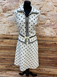 Vintage Outfit im 50er Jahre Stil, 5teilig mit Polka Dot´s Gr.48