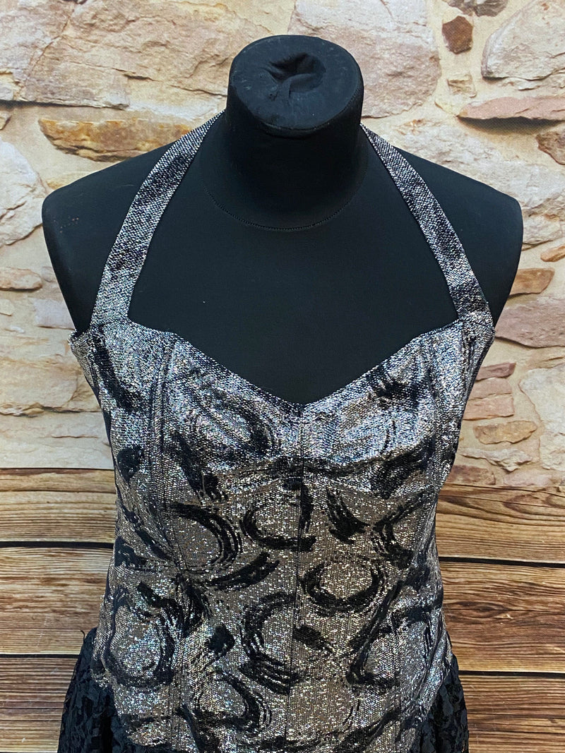 Glanzvolles Lurex-Spitzenkleid „Fashion Style YM“ Gr. 40