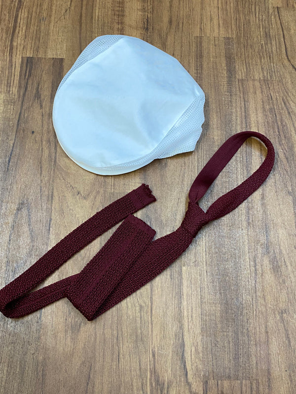 Vintage Herren Outfit Gr. 54 – Pullunder mit weißer Hose & Schiebermütze