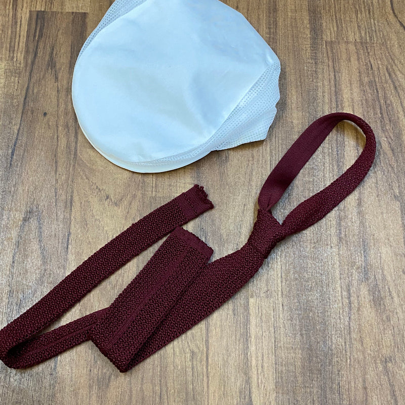 Vintage Herren Outfit Gr. 54 – Pullunder mit weißer Hose & Schiebermütze