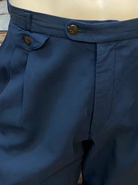 Dunkelblaue Knickerbocker aus Schurwolle Gr.48– im Vintage-Look, B 89 cm