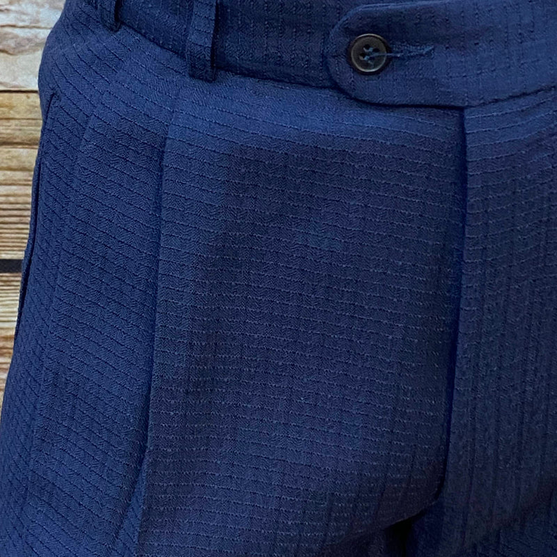 Vintage Knickerbocker Hose Dunkelblau – Gr. 48 (Bund 83 cm)