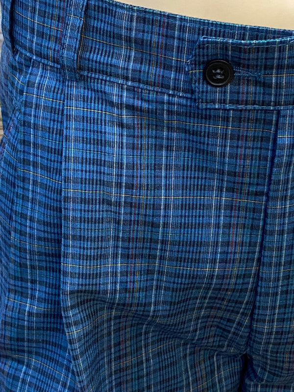Vintage Knickerbocker Blau Kariert Gr. 50
