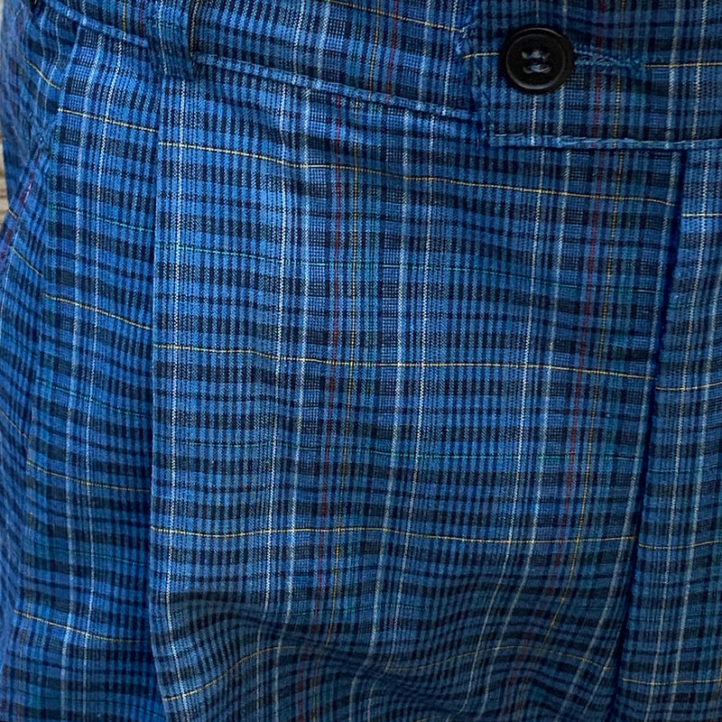 Vintage Knickerbocker Blau Kariert Gr. 50