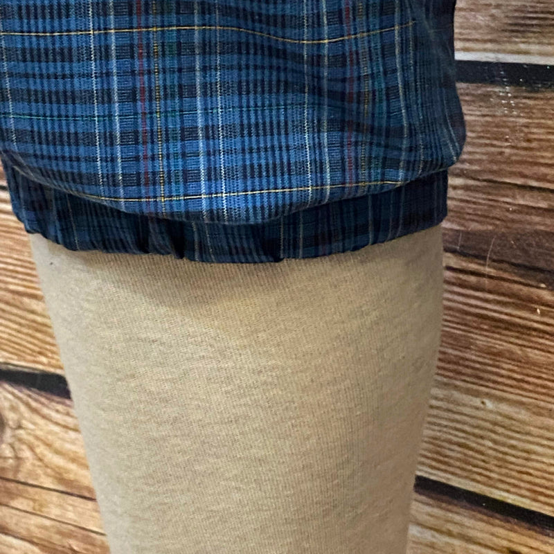 Vintage Knickerbocker Blau Kariert Gr. 50