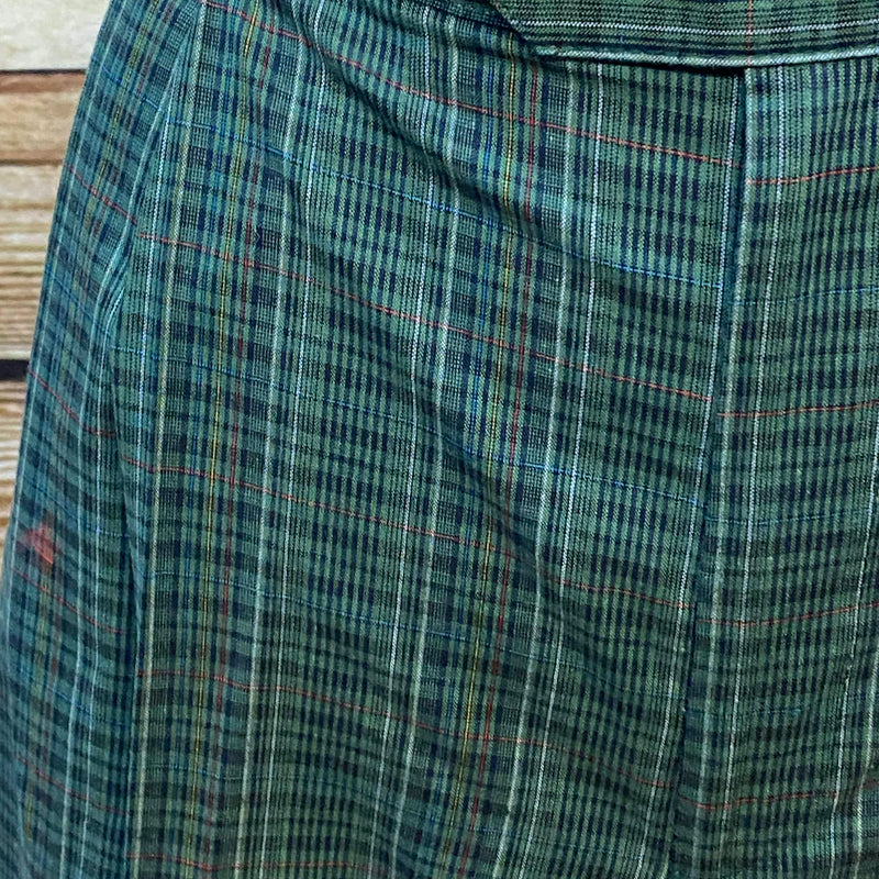 Damen‑Knickerbocker Grün Karo – Gr. 38