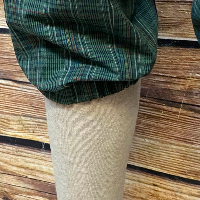 Damen‑Knickerbocker Grün Karo – Gr. 38