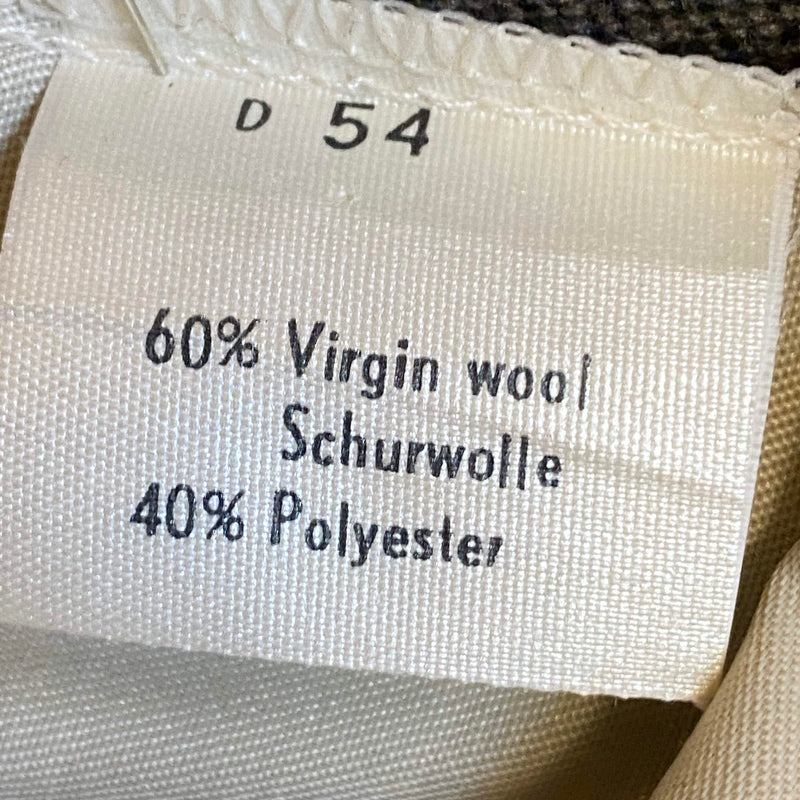 Vintage Knickerbocker Hose Grün/Grau Fischgrat Wolle Mix | Gr. 54 (100 cm)