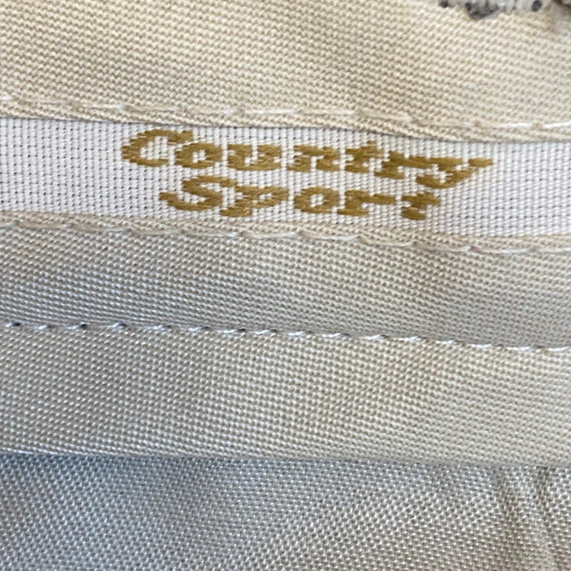 Vintage Knickerbocker Hose Grün/Grau Fischgrat Wolle Mix | Gr. 54 (100 cm)
