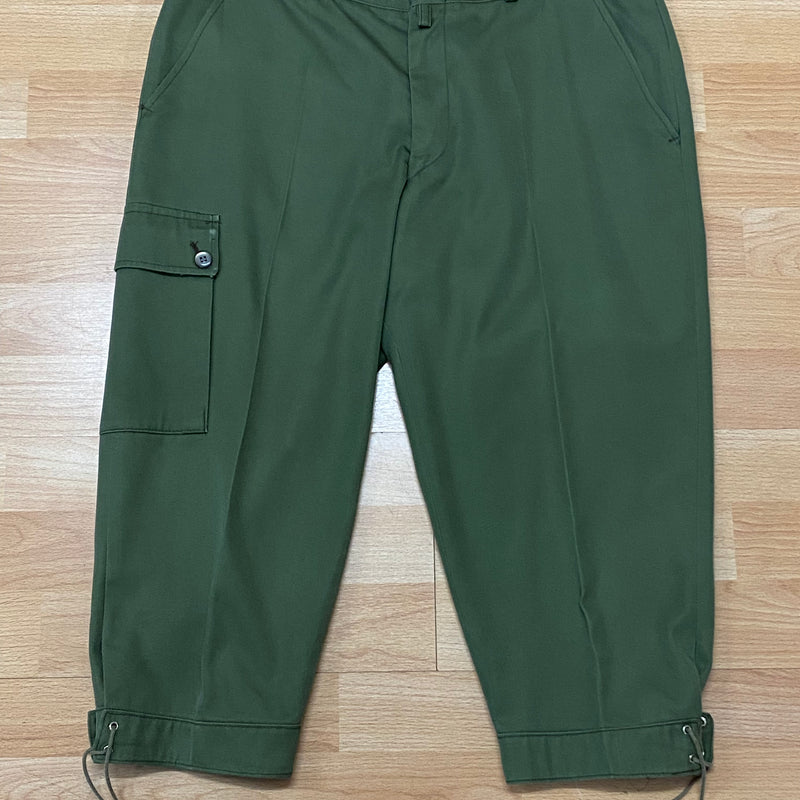 Grüne Vintage Knickerbocker Hose Jagd Angeln Wanderhose Gr.50 Bund. 87 cm