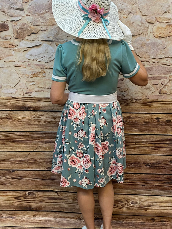 Vintage-Outfit Damen Kostüm im Stil der 1950er Gr.42
