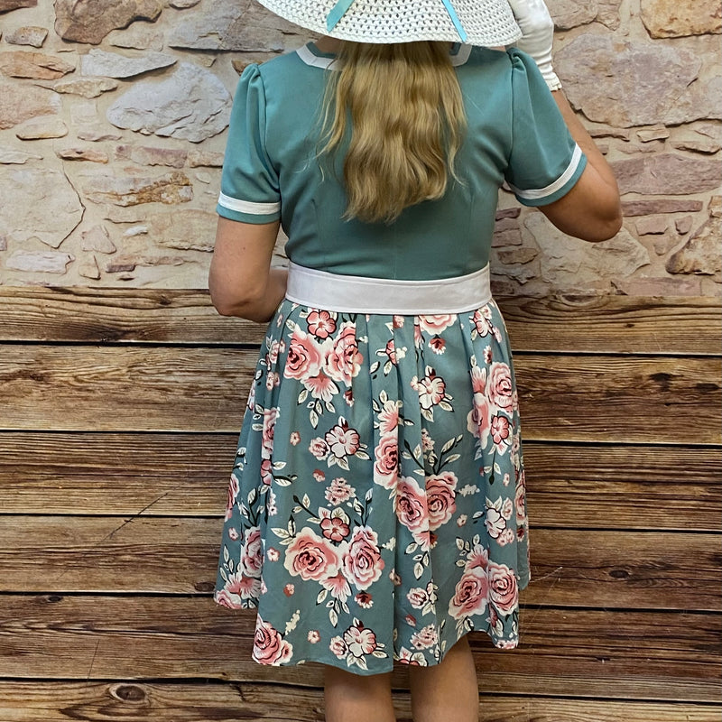 Vintage-Outfit Damen Kostüm im Stil der 1950er Gr.42