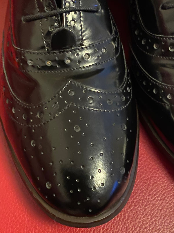 Vintage Lackschuhe Gr.40 in schwarz