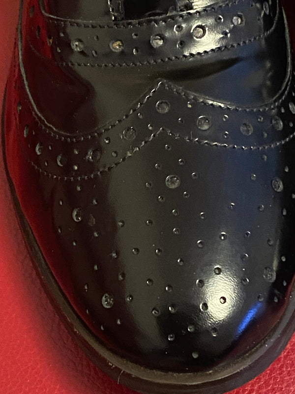 Vintage Lackschuhe Gr.40 in schwarz
