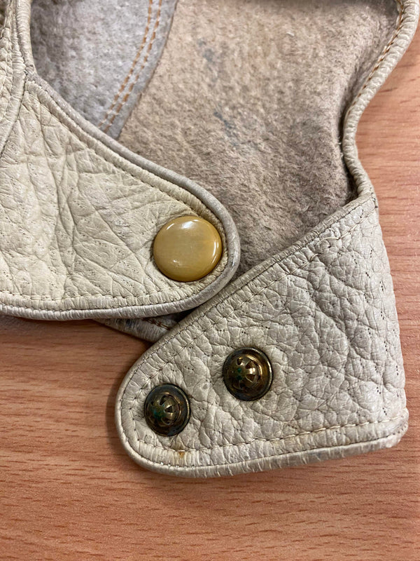 Vintage Damen Leder-Fahrhandschuhe Größe M
