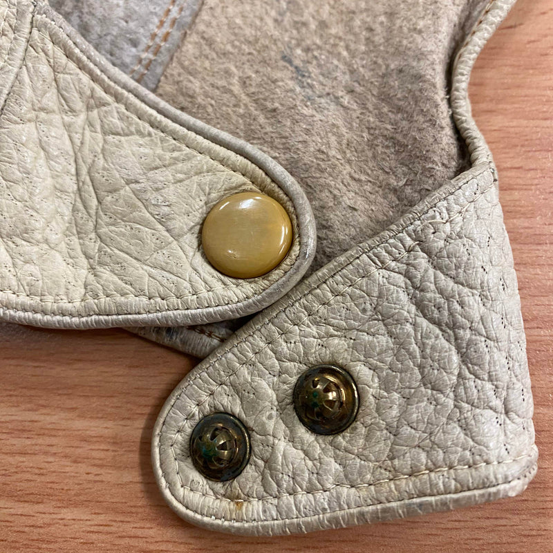Vintage Damen Leder-Fahrhandschuhe Größe M