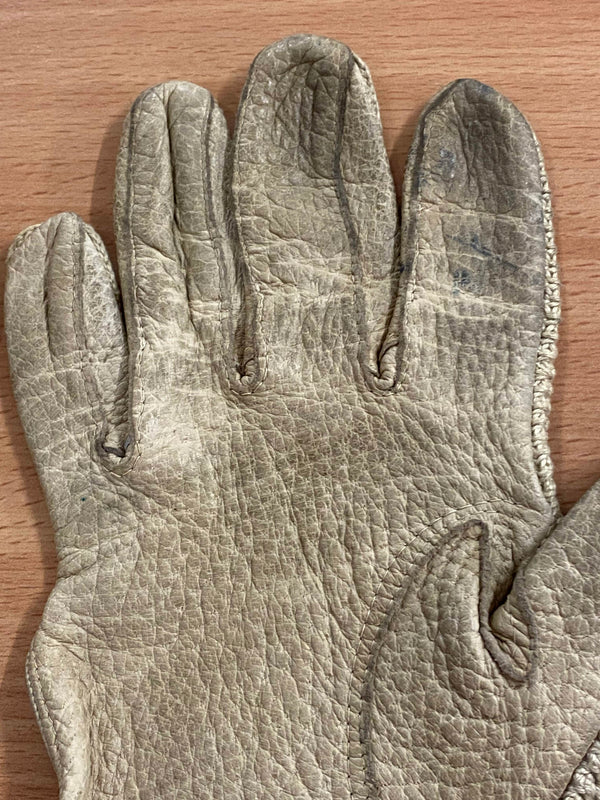 Vintage Damen Leder-Fahrhandschuhe Größe M