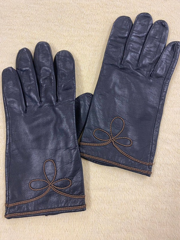 Vintage Damen-Lederhandschuhe 