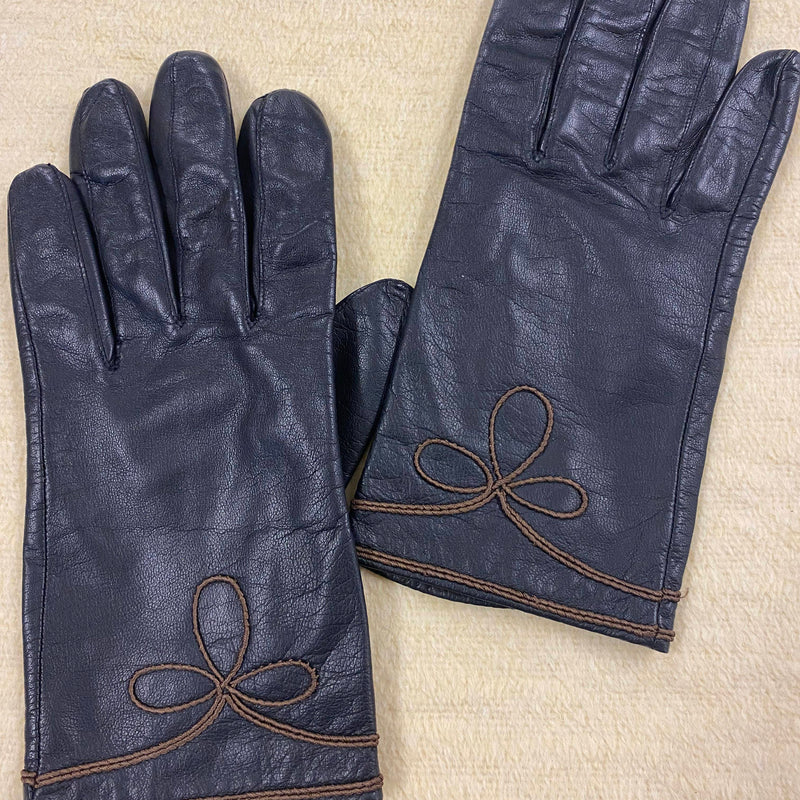 Vintage Damen-Lederhandschuhe 