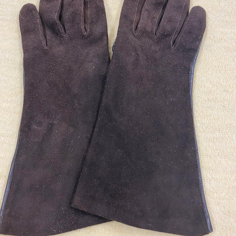 Vintage Damen-Wildlederhandschuhe – Größe M