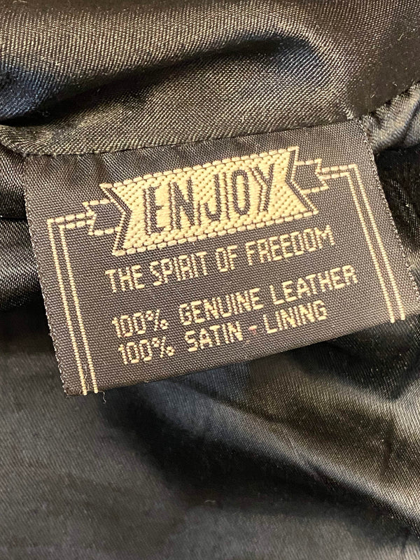 Vintage Lederhose in schwarz Gr.34, Ansicht 4