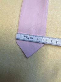 Elegante Vintage Lederkrawatte in zartem Rosa