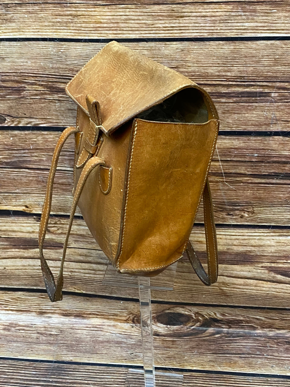 Petit sac en cuir vintage, sac à main en cuir 