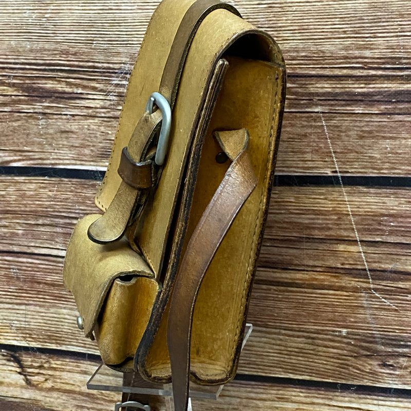 Vintage-Ledertasche Statement-Stück für Sammler
